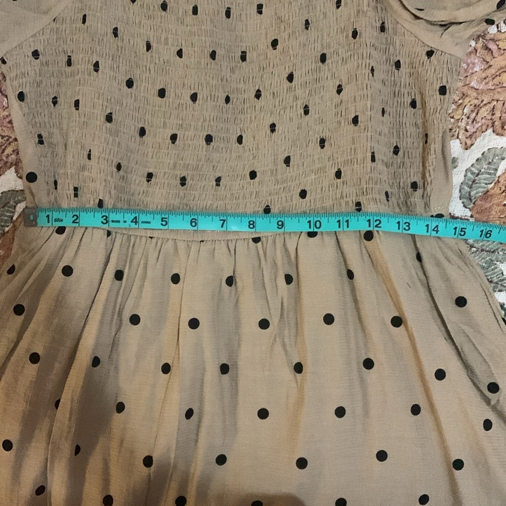 Shop Stevie, polka dot dress, sz large - Picture 4 of 4